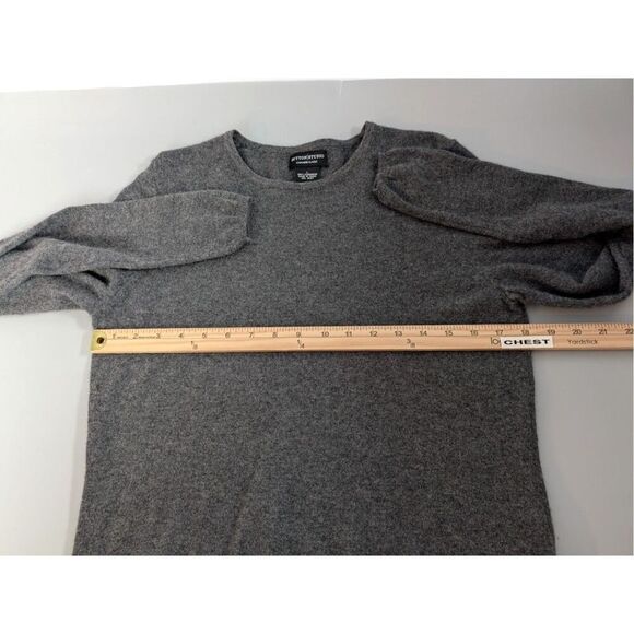 Sutton Studio Cashmere Sweater Womens Large Gray Classic Timeless Minimalist - Picture 10 of 12
